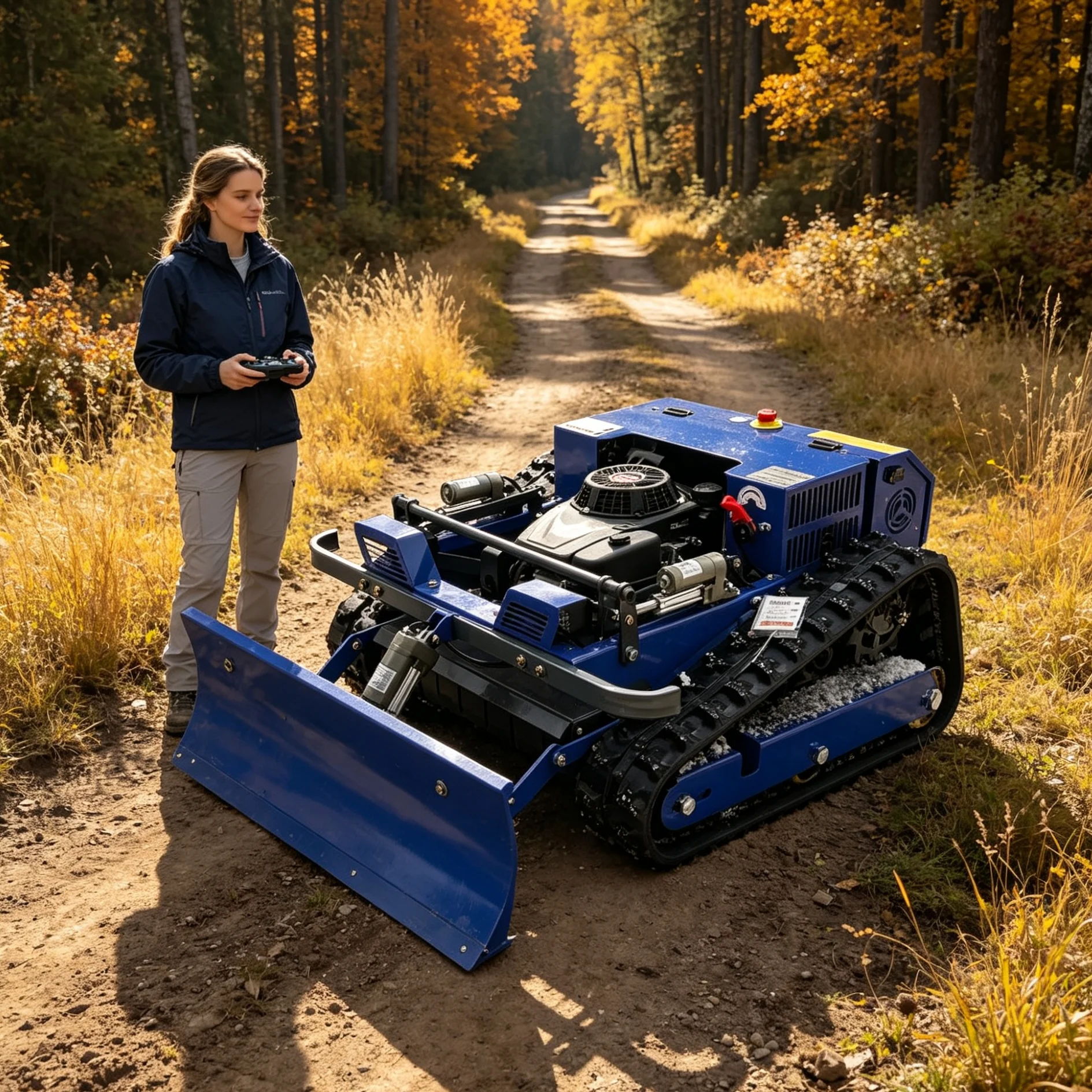 Customized For Long‑Hour Work Remote‑Controlled Robotic Lawn Mower, Optimized Cooling Structure Reduces Fault Probability