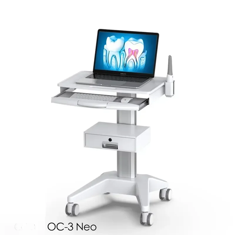 for Oral Scanner Medical Cart Trolley Computer Cart With Castors Stand
