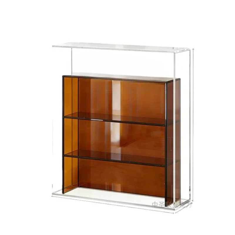 Acrylic shelf display cabinet figure wall multi-layer floor bookshelf
