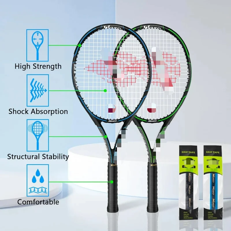 Racket Perfect for Beginner and Professional Players,27”Speed Tennis Racquet include Overgrips,Tennis Bag,Vibration Dampes,Cover