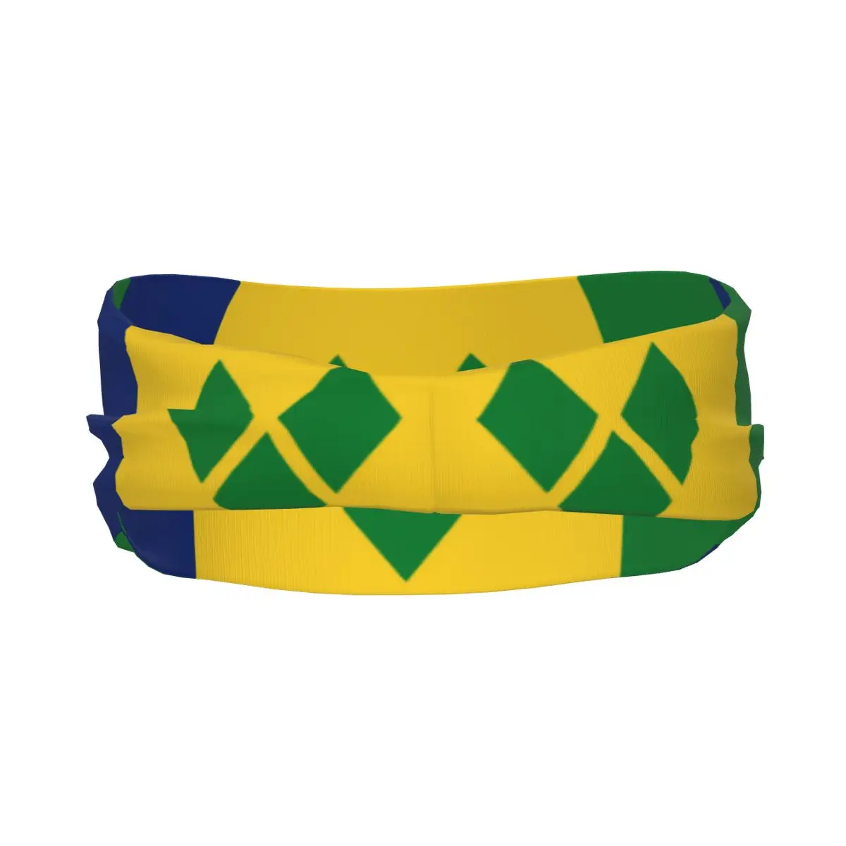 Flag Of Saint Vincent And The Grenadines Elastic Hair Band Yoga Headband Makeup Hair Hoop Headwrap