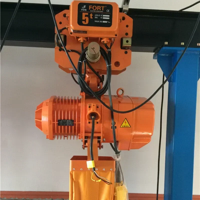 Traveling 1Ton~3Ton Mini Electric Chain Hoist Three-phase Power