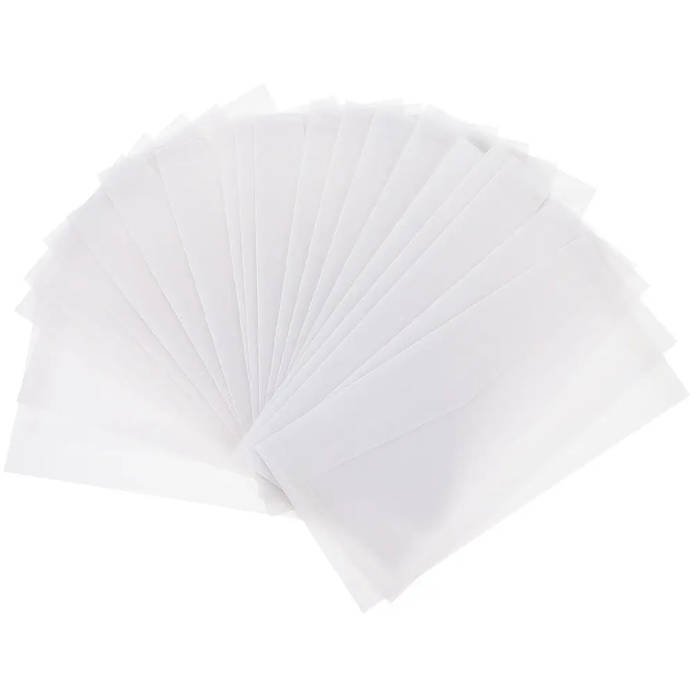 50Pcs Translucent Envelopes Blank Letter Paper for Invitation Cards Greeting Festival Wedding Congratulation
