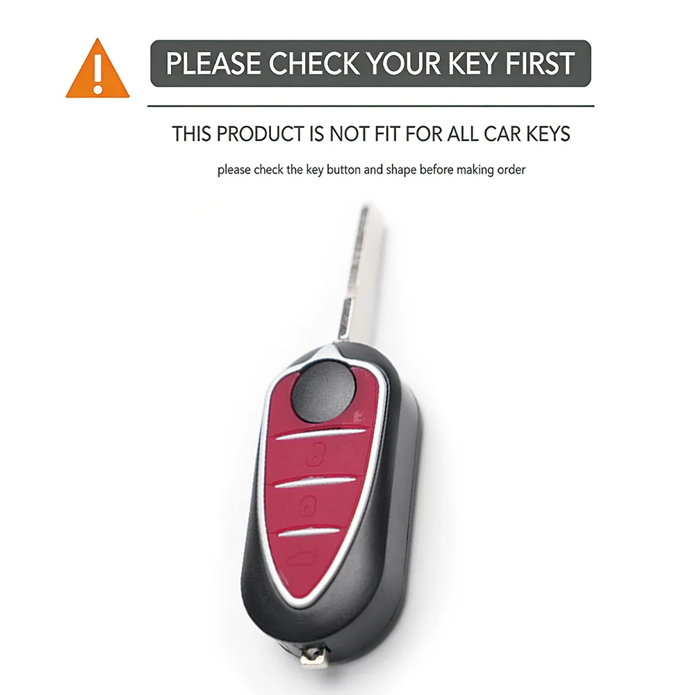 2026 New Silicone Key Fob Cover for Alfa Romeo Gilietta Mito 940 159 4C GTA Folding Flip Key Remote Case 3 Button Car Accessory