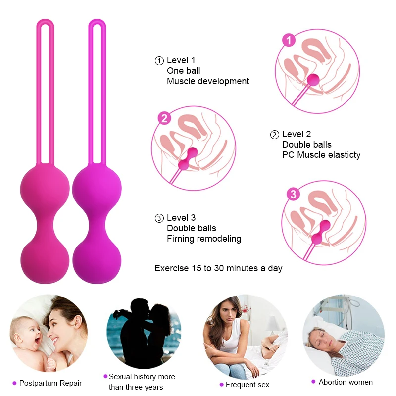 Sex Toys Vaginal Balls Vibrator For Women Chinese Kegel Muscle Exerciser Geisha Balls Trainer Female Vagina Tighten Anal Beads