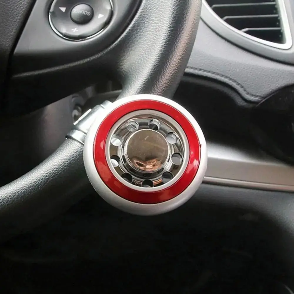 

ABS Material Steering Wheel Spinner Ball Ball Shaped Anti-slip Auto Spinner Knob Durable Hand Control Car Power Handle Ball Men