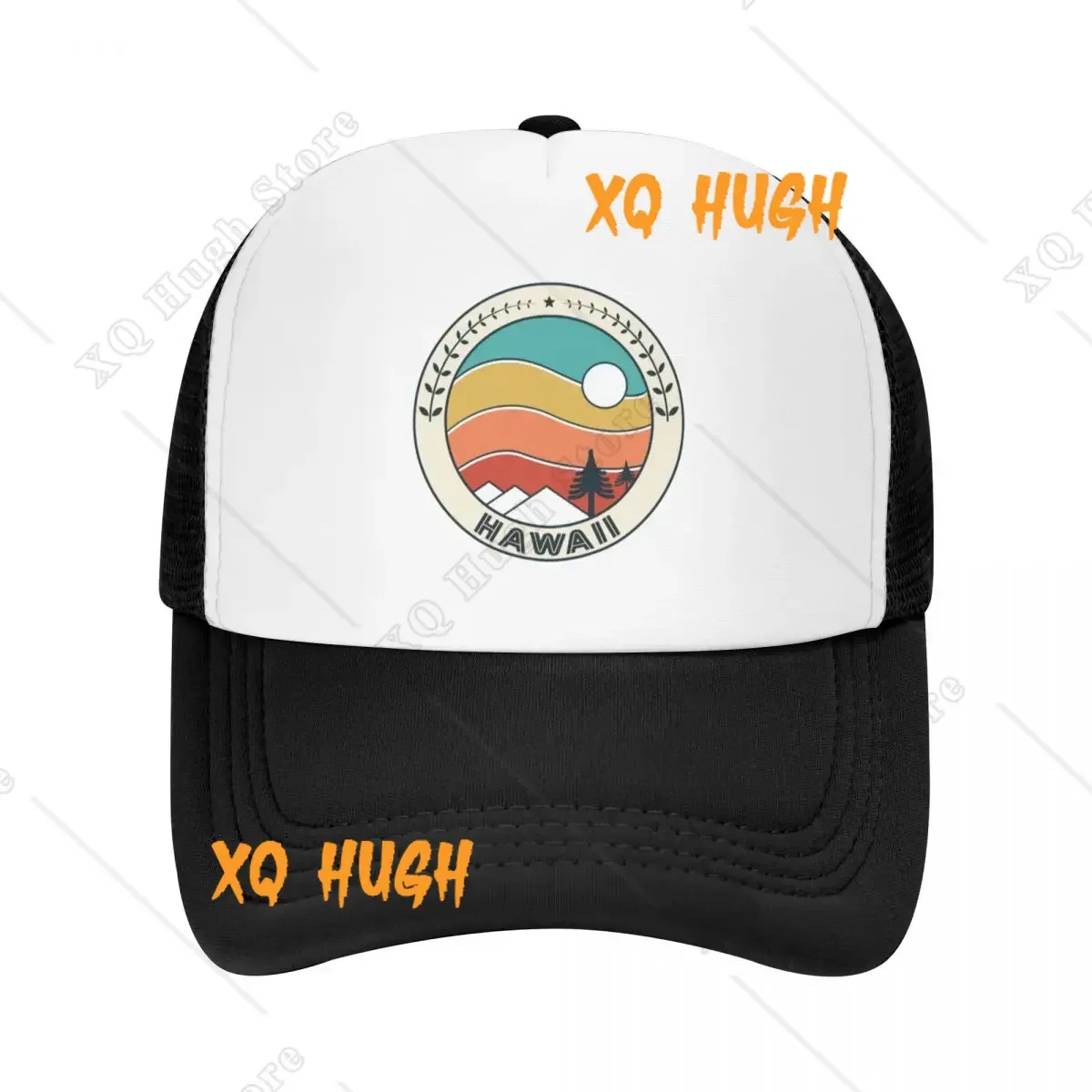 Hawaii Retro Vintage Sunset - Hawaii Mountain Souvenir - Gift - Hometown Hiking Nature Baseball Cap