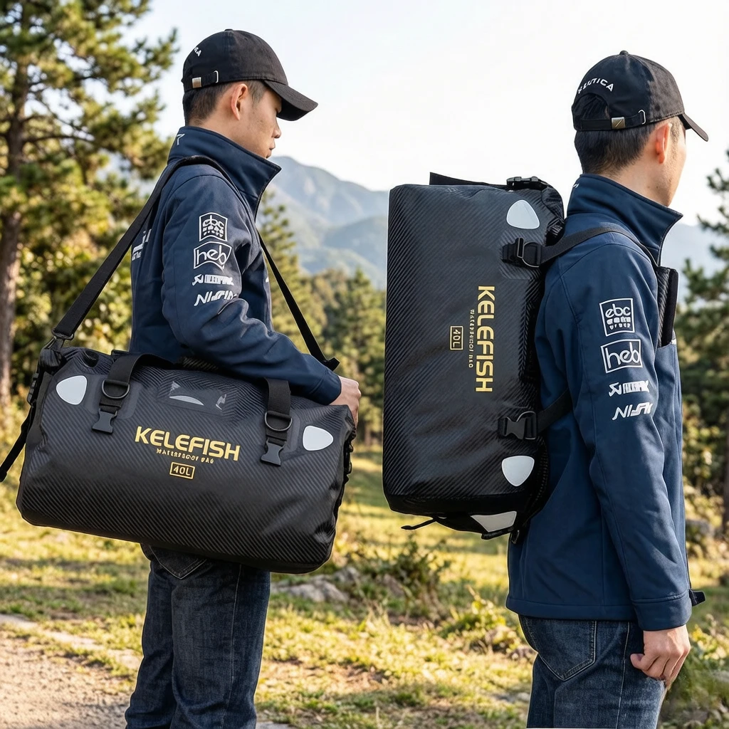 Motorcycle Gear With Airbag - Tas Duffel Kedap Air untuk Sepeda
