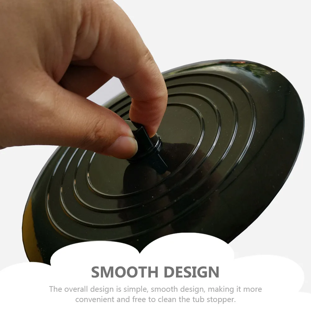 

2Pcs Bathtub Stoppers Flat Contoured Base Long Time Use Kitchen Sink Drain Cover Bathroom Accessories Bathtub Plug