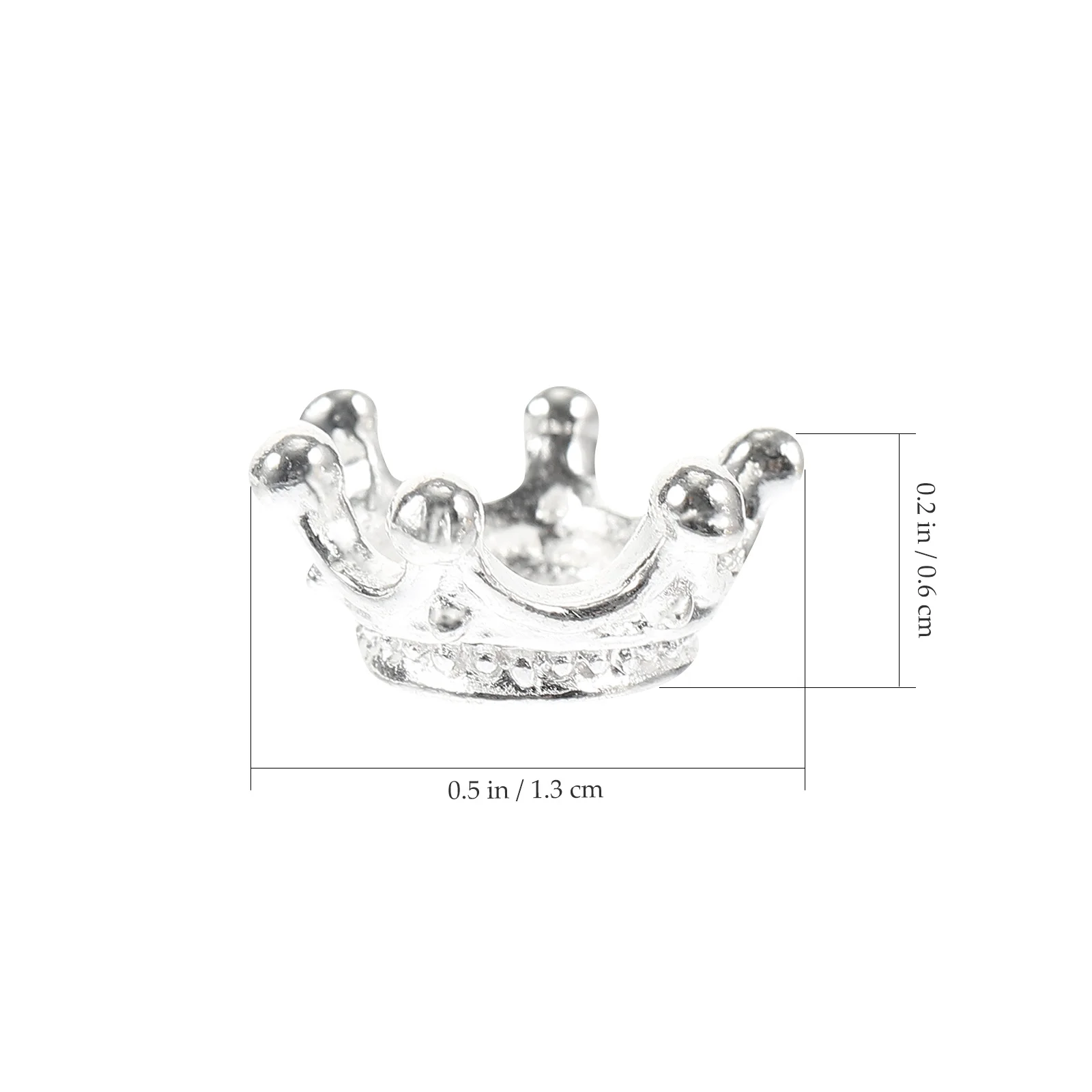 

60pcs Metal Crown Charms Alloy Diy Jewelry Making Supplies Necklace Bracelet Earrings Pendant Craft Decor Crowns-Design Charms
