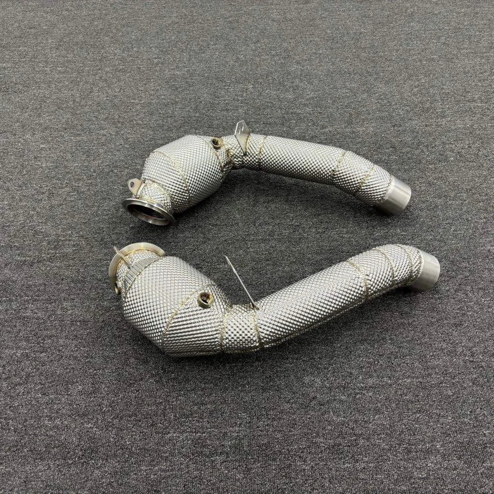 Geeignet für BMW M5 M6 F10 F15 4.4T 2012-2016 Hochleistungs-Downpipe zur Fahrzeugmodifikation, verbessert die Rennleistung und Leistung. – Detail 12