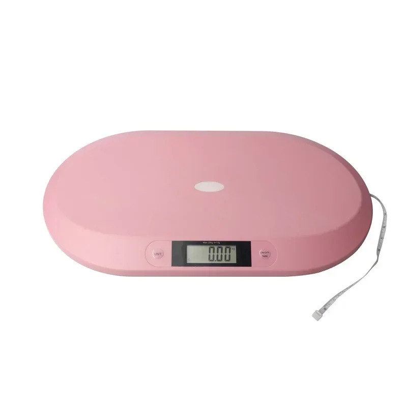 Newborn Weight Electronic Scale with Tape Measure 20kg Mini Baby Scale Parcel Weighing Height Measuring Instrument