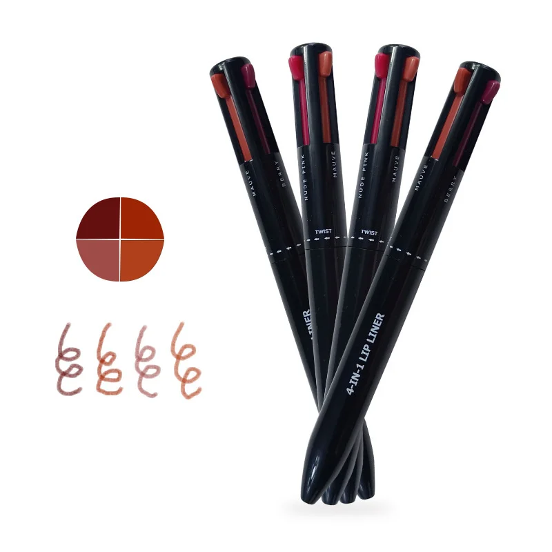 5/10/15PCS Moisturizing Lip Liner Show Whiteness Full Matte Lip Liner Keep Makeup 4-in-1 Lip Liner Do Not Pull