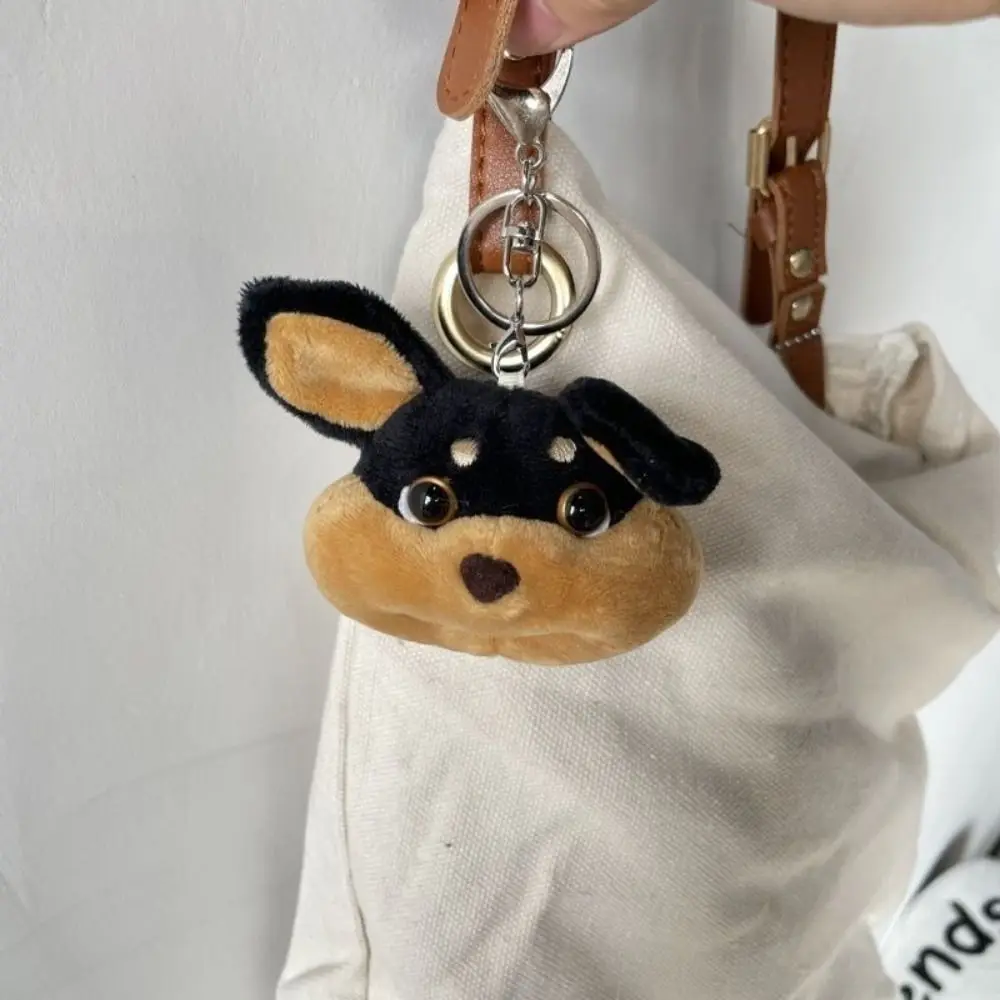 

Аксессуары для ключей, брелок для ключей с изображением пчелы, собаки, куклы, плюшевый брелок со шляпой, сумка для щенка пчелы, подвеска с фартуком, модный брелок для ключей с пчелой собакой Bestie