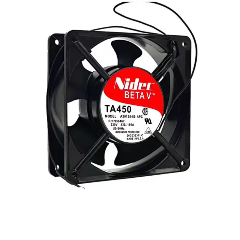 For TA450 A30135-89 AC 230V 0.13A/0.15A Industrial AC Axial Cooling Fan Equipment Ventilation Fan CSA UL