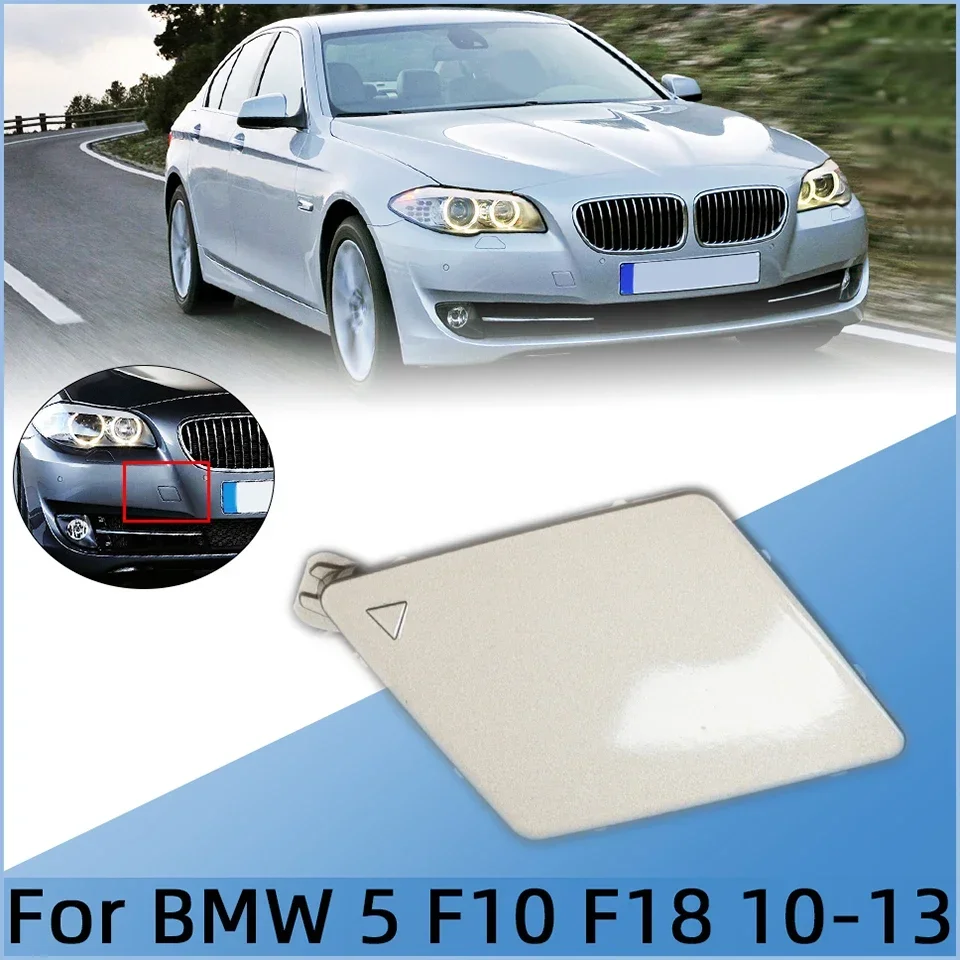 

For BMW 5 F10 F18 Sedan 2010 2011 2012 2013 523 525 528i 535i 550i 51117246868 Car Front Bumper Tow Hook Hauling Eye Cover Cap