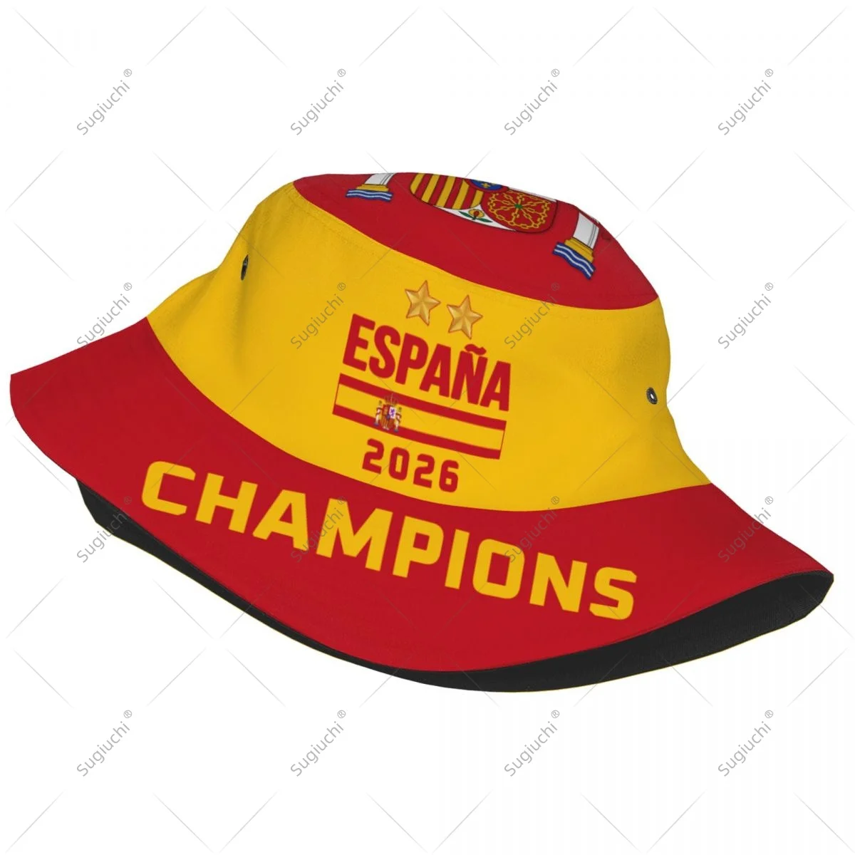 Bucket Hats ESPANA Spain 2 Star 2026 Champions Sun Shade Cool Outdoor Summer Fisherman Caps Fishing Hat