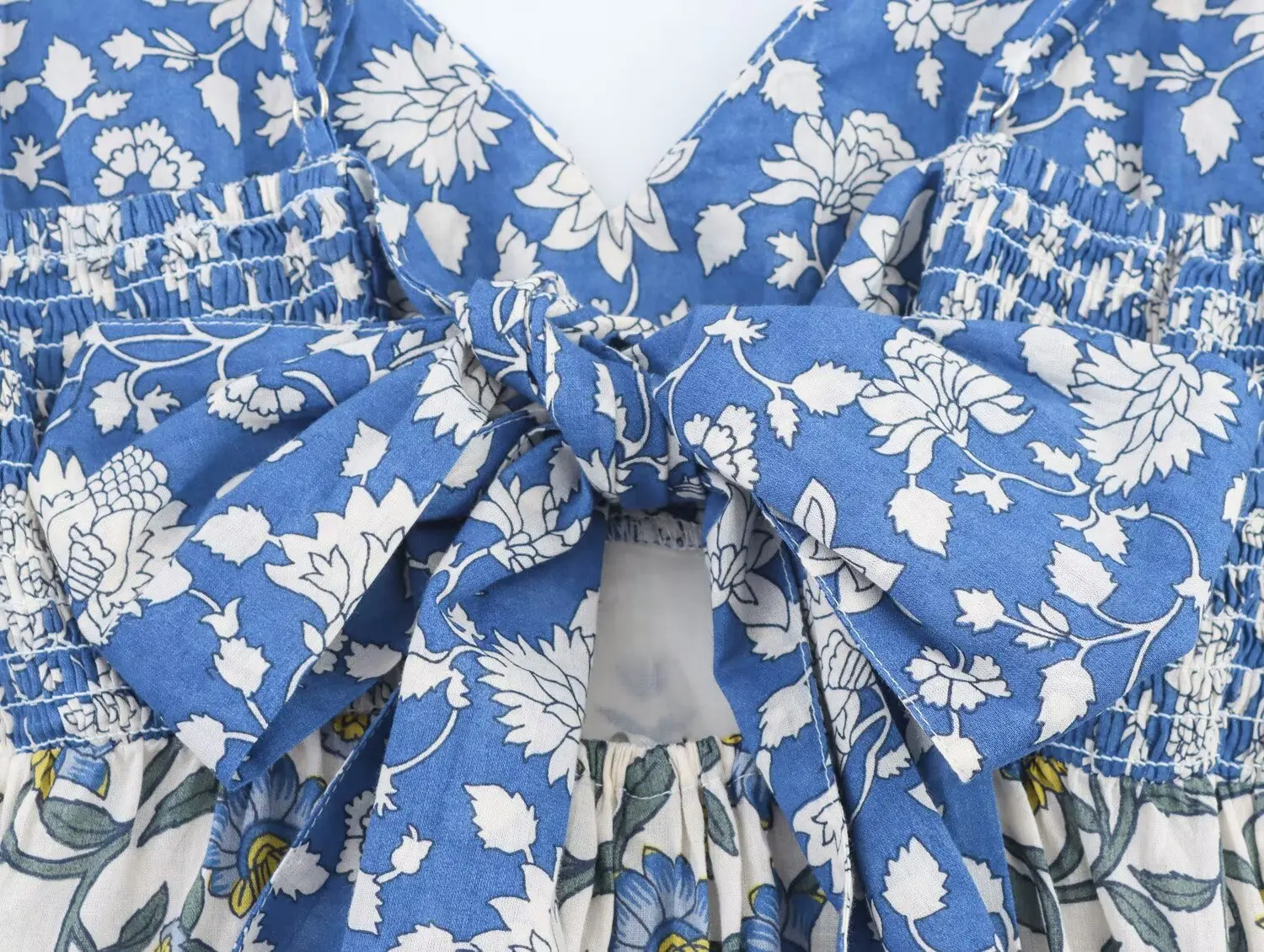 KONDALA レディース ブルー プリントドレス パッチワークプリント レイヤード スプライシング キャミ ロングドレス 新作 2025 夏 秋 ファッション ビーチ パーティー ドレス