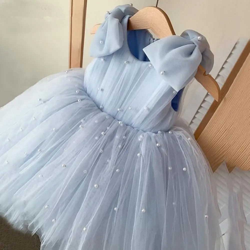 

Flower Girl Lace Dresses Little Girls Kids Children Bridesmaid Wedding Party Pageant First Communion Dress