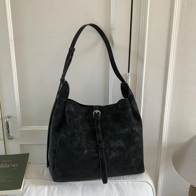 

2025 Autumn Women's Vintage Tote Bag, Large Capacity Multi-way Shoulder Crossbody Purse, Retro Work Bag for Office Commute