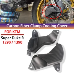 Copertura del radiatore pinza condotto aria freno anteriore moto in fibra di carbonio per KTM 1290 1390 super DuKe R/RR/R EVO