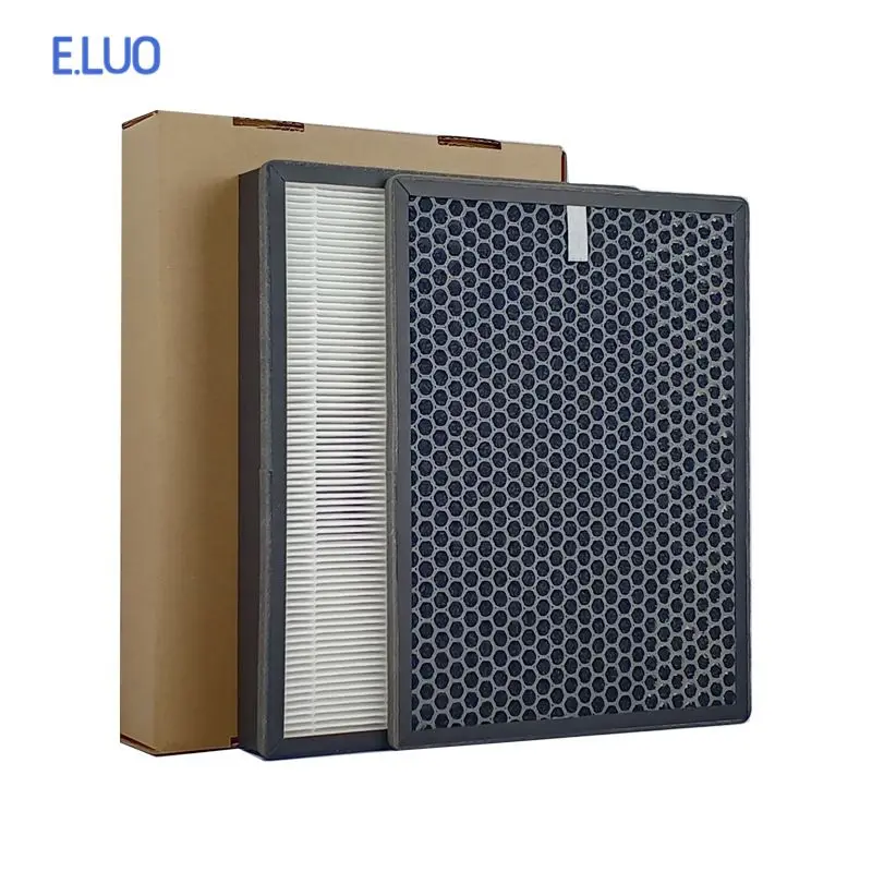 Custom Made Hepa Carbon Filter For Roger little air purifier Dual Filter 266 x 325 x 42mm/266 x 325 x 19mm