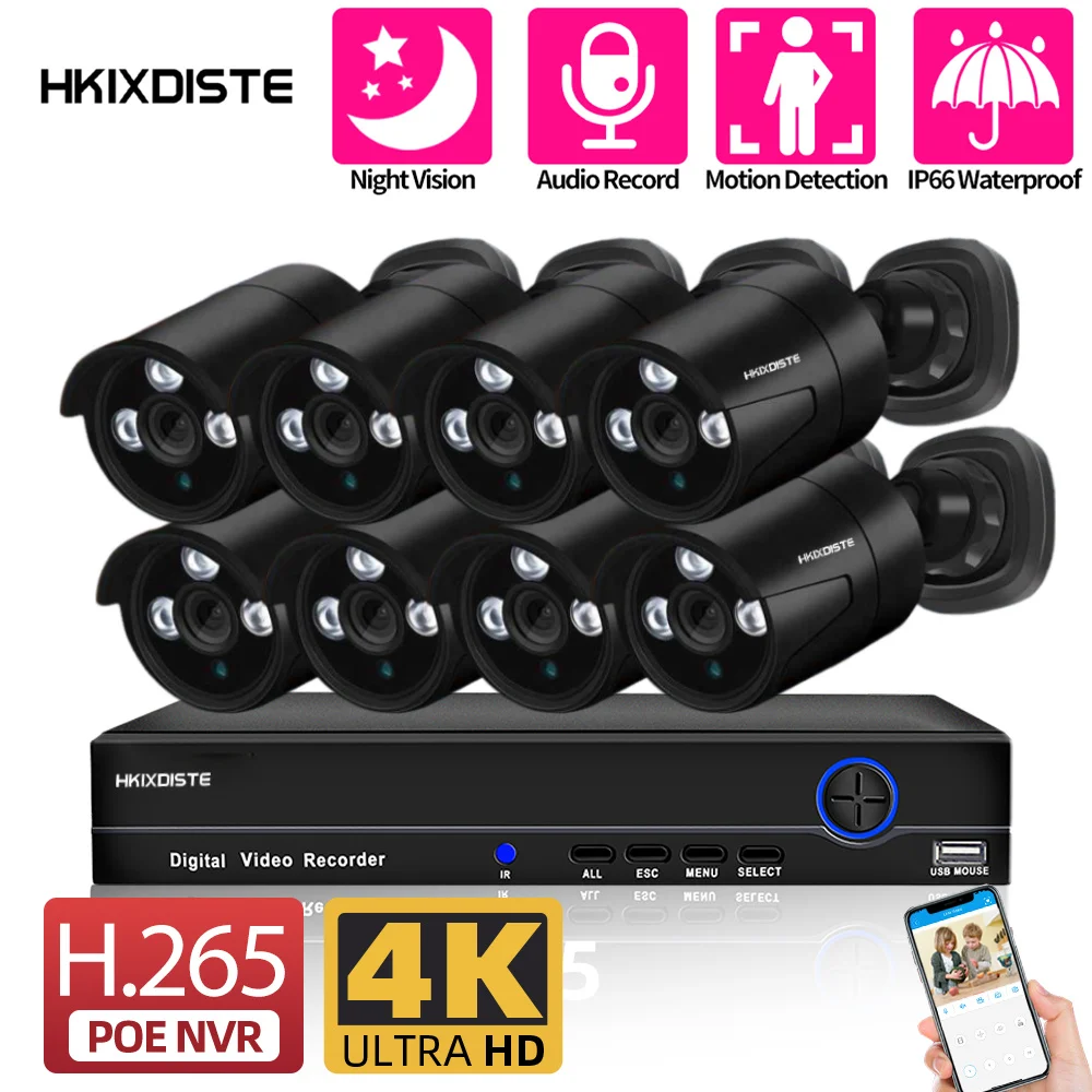 8MP 8CH Nvr Kit Poe…