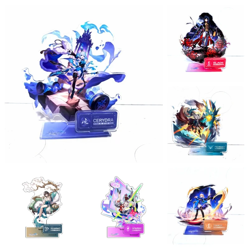Game Star Rail‌ Character Castorice Tribios Acrylic Stand Model Plate Cosplay Ornaments Standing Sign Character Element Fan Gift