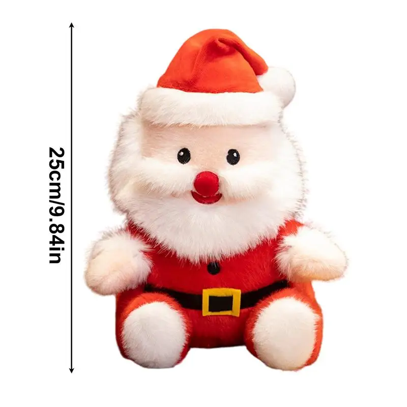 Décoration en peluche du père Noël, jouets mignons, ornement de beurre du père Noël, décor pour l'enseignant, 9.8 po