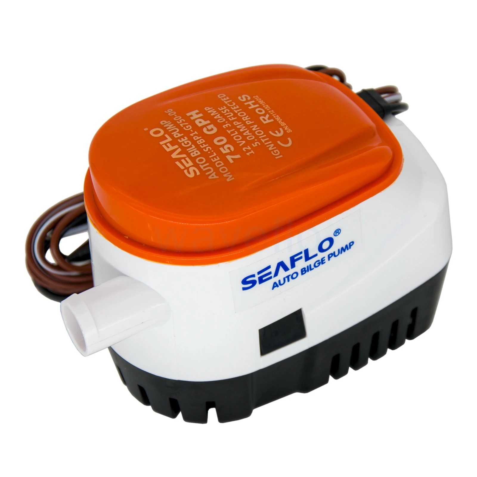 Automatic Bilge Pump 750 GPH 12v 06-Series Submersible Bilge Pump with Built-In Float Switch