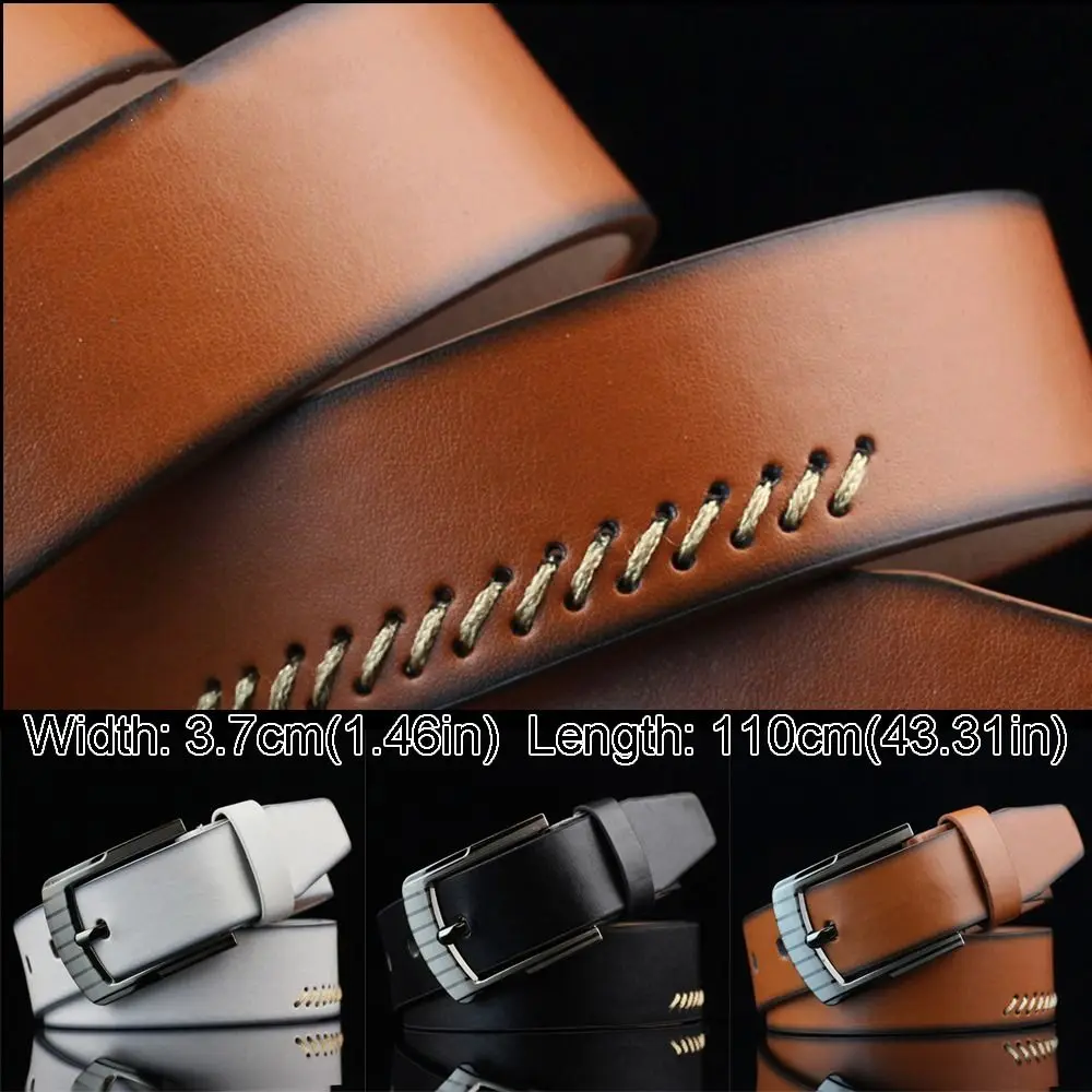 Мужской Роскошный дизайнерский ремень из искусственной кожи, модный брендовый универсальный ремень, повседневный ремень с пряжкой из сплава