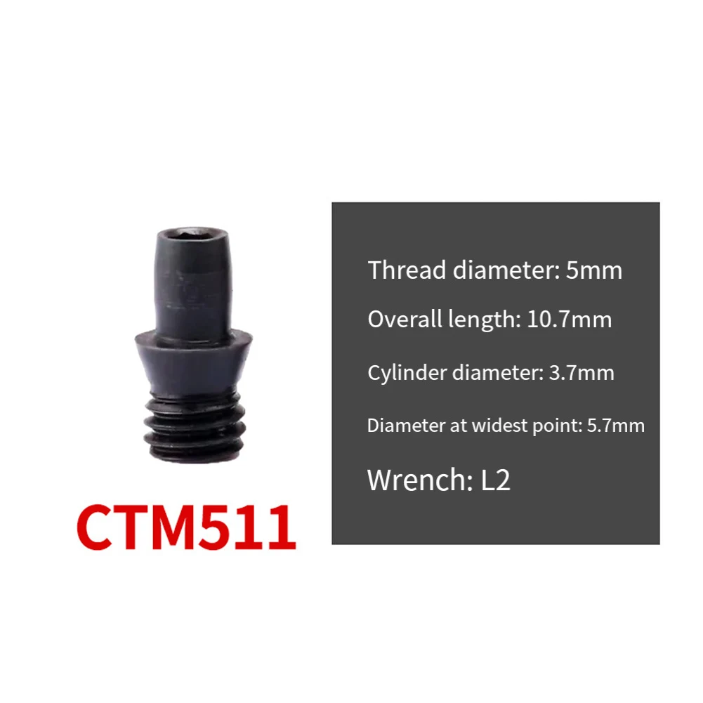 

1pc Pin Center Pin Column CNC Turning Tool Holder Accessories With Pad Screws CTM511 513 613 617 For CNC Lathe Tool Systems