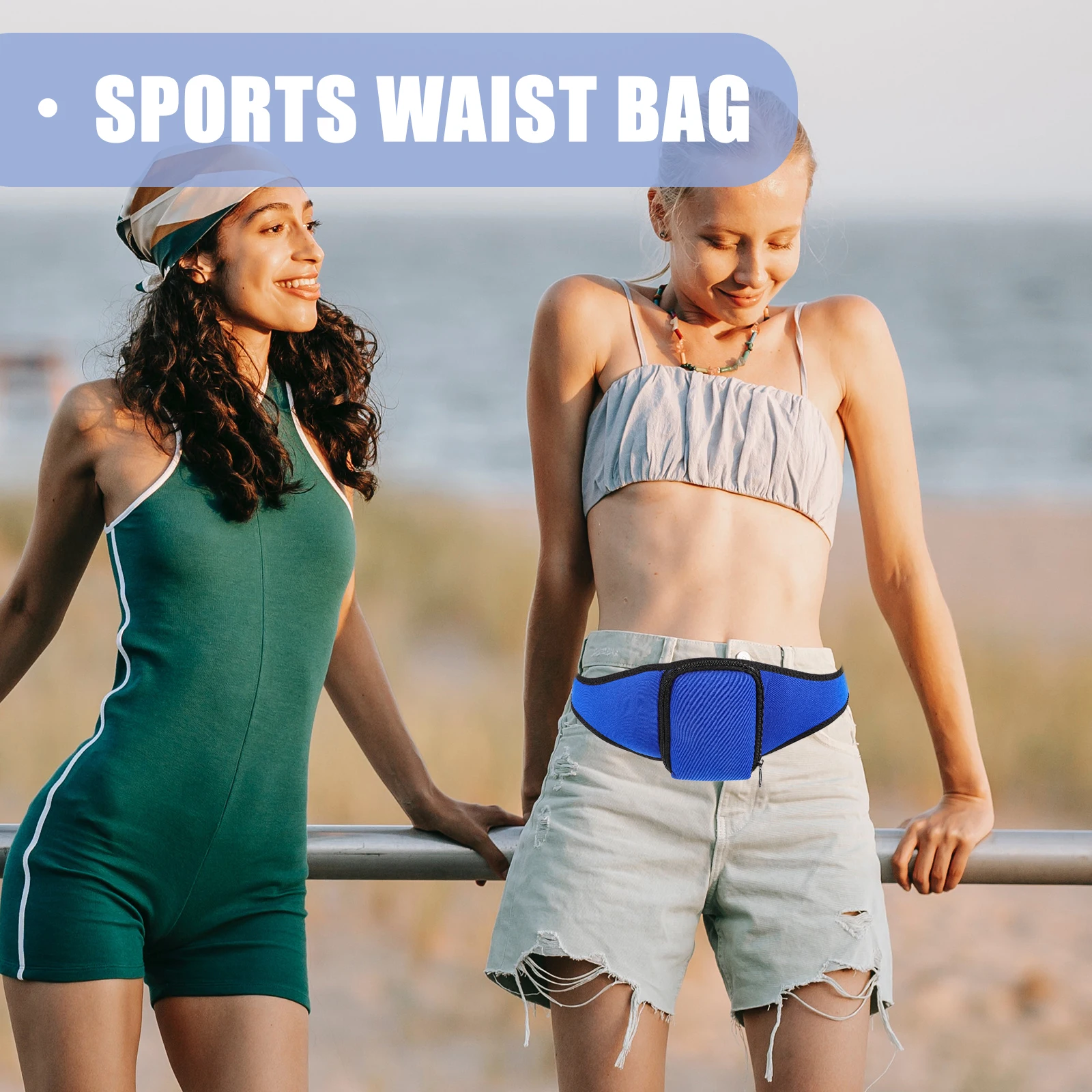

Adjustable Waist Belt Bag Sports Fitness Microphone Holder Durable Polyester Mic Belt Pouch For Dance Stage Actors Reinforced