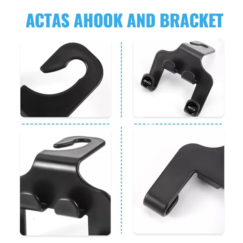 Car Seat Headrest Hook Hanger Storage Organizer Car Emblem For BYD F3 I3 F0 F6 S6 S8 E5 E6 G3 G6 L3 S7 M6 Tang Song Qing Yuan
