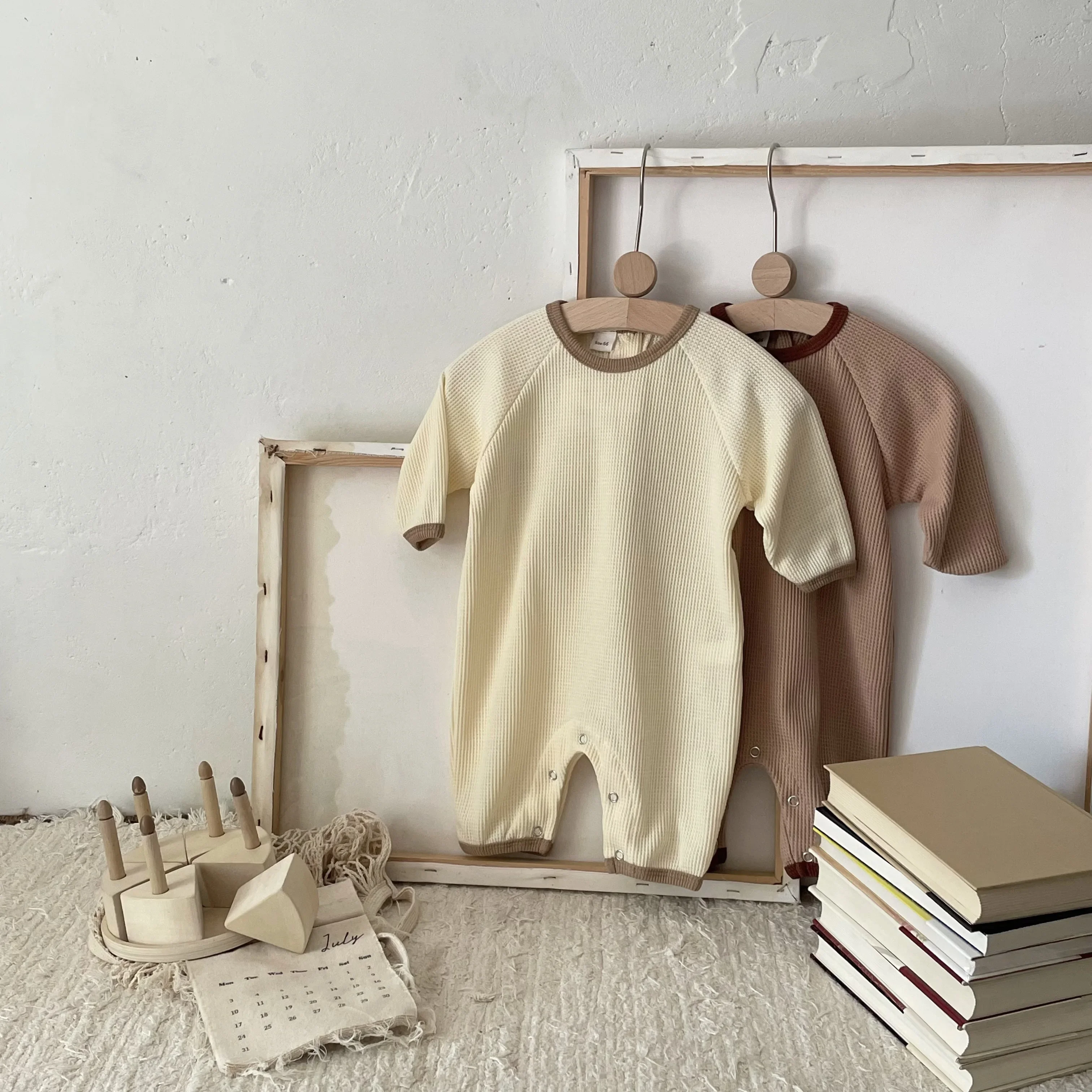 

Unisex Newborn Baby Cotton Romper - Long Sleeve Cute Jumpsuit for Spring Autumn