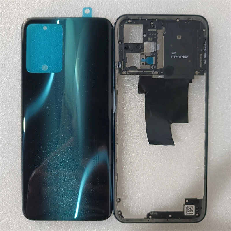 For Realme 9 Pro RMX3471 RMX3472 Full Housing Case Middle Frame + Battery Cover Rear Door Housing Back Case Repair Parts