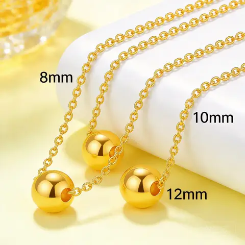 2026 New Men's Gold Color Smooth Dragon Bone Chain Necklace For Daily Party Wear 8mm 10mm 12mm Width Imitation Gold Fashion Jewe