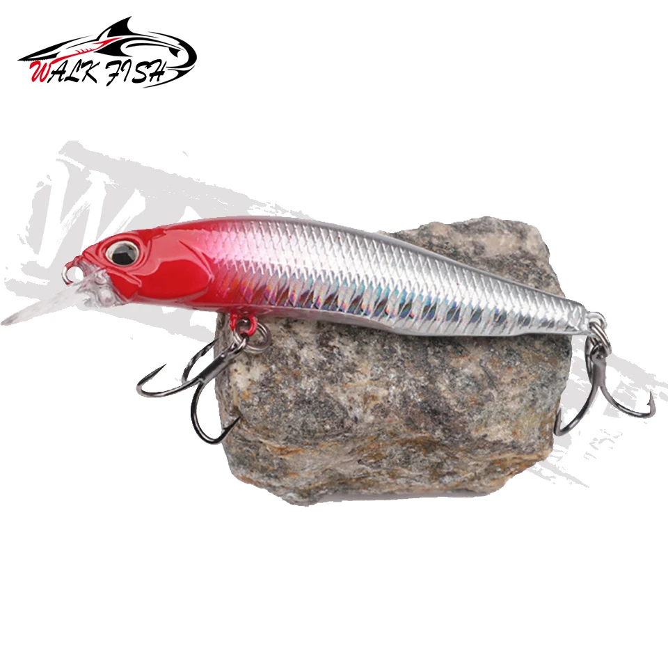 WALK FISH Sinking Minnow 7.5cm 5g Jerkbait Fishing Lure Professional Hard Bait Crank Wobbler Slow Diving Pesca Swimbait Pesca