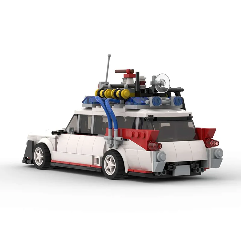 Ghostbusters Ecto-1 Technical Car Movie Merchandise Model Building Block Boys Toy Adults Assembly Xmas Toys Birthday Gifts Kids