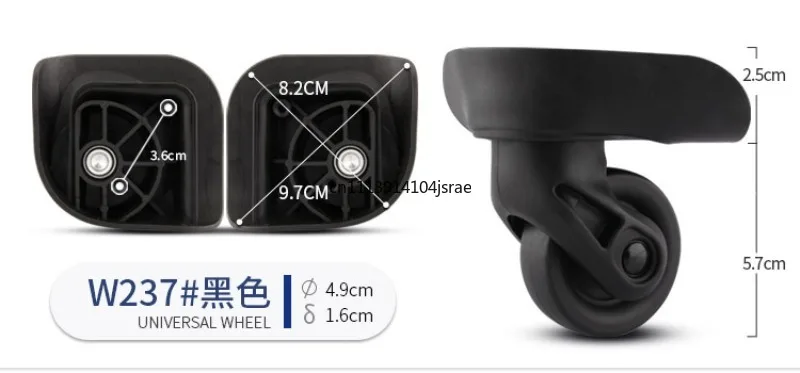 Wear‑Resistant Luggage Caster Wheel Spare Replacement Roller Universal Swivel Wheel Travel Trolley Suitcase Repair Accessories