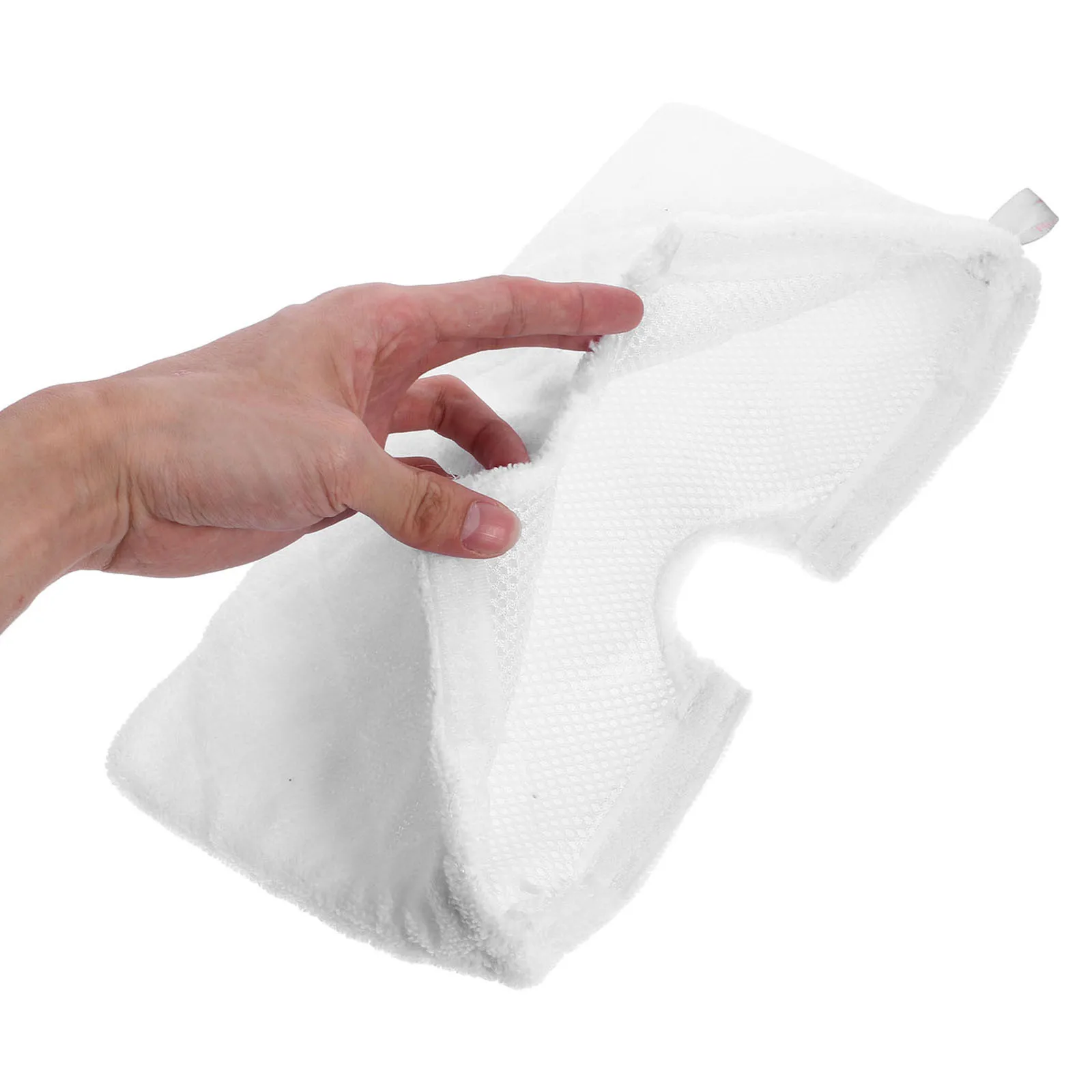 

4Pcs Washable Steam Mop Pads 12.58x7.07x0.20in Reusable Floor Cleaning Pads Replacement Mop Heads for Heavy Duty Kitchen