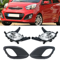 Luz antiniebla del coche para KIA Picanto Morning 2011 2012-2015 faro del parachoques delantero lámpara de conducción 922011 Y300 922021 Montaje Y300