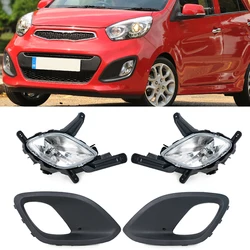 Car Fog Lamp Foglight For KIA Picanto Morning 2011 2012-2015 Front Bumper Headlight Driving Lamp 922011Y300 922021Y300 Assembly