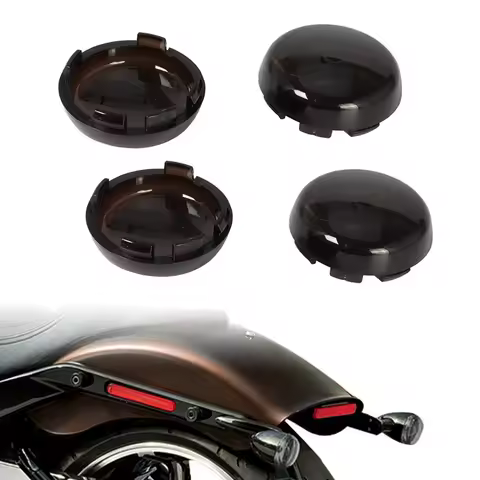 Motorcycle Turn Indicator Signal Light Lens Cover For Harley Sportster 883 1200 Touring Road King Dyna Softail Heritage Fatboy