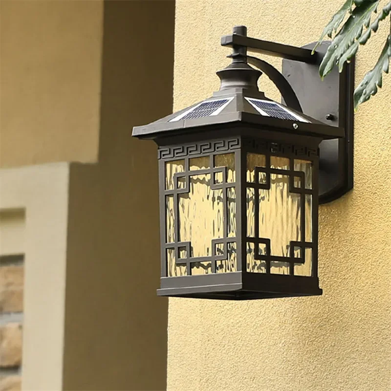 BELLE Contemporary Solar Outdoor Wall Lamps Simplicity Waterproof Creative Balcony Hallway Courtyard Villa Gate Hotel