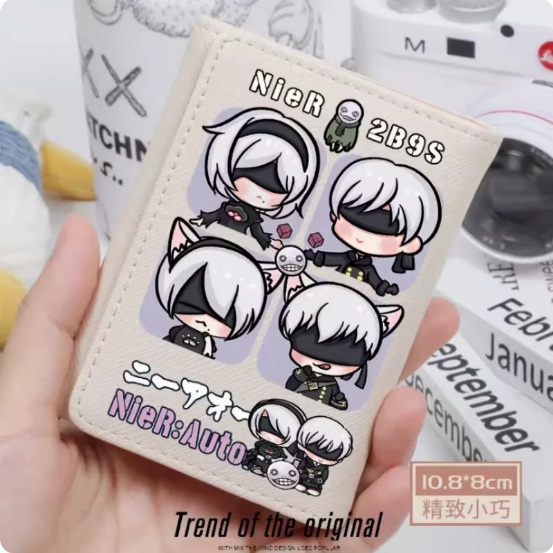 

Anime NieR:Automata Fashion Wallet PU Purse Card Coin Hasp Money Bag Cosplay Gift B587