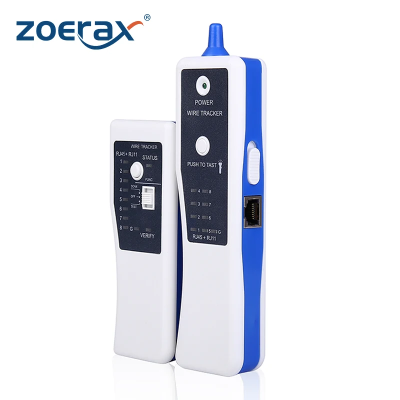 

ZoeRax RJ11 RJ45 Cat5 Cat6 Telephone Wire Tracker Digital Signal Tracker Ethernet LAN Network Cable Tester Line Finder