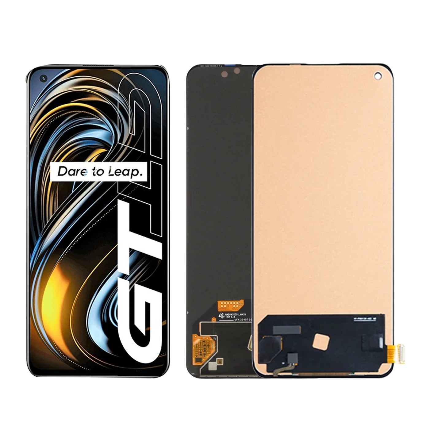 OPPO Realme GT 5G 스크린 디스플레이용 LCD, RMX2202 터치 패널 센서, Realme GT 5G 어셈블리 디지타이저 교체 부품