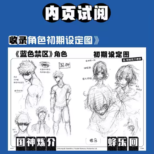 BLUE LOCK : Egoist Bible Settings Set Album Book Chinese Version Japanese Popular Manga All Character Information Vol.1-11 - Image 4