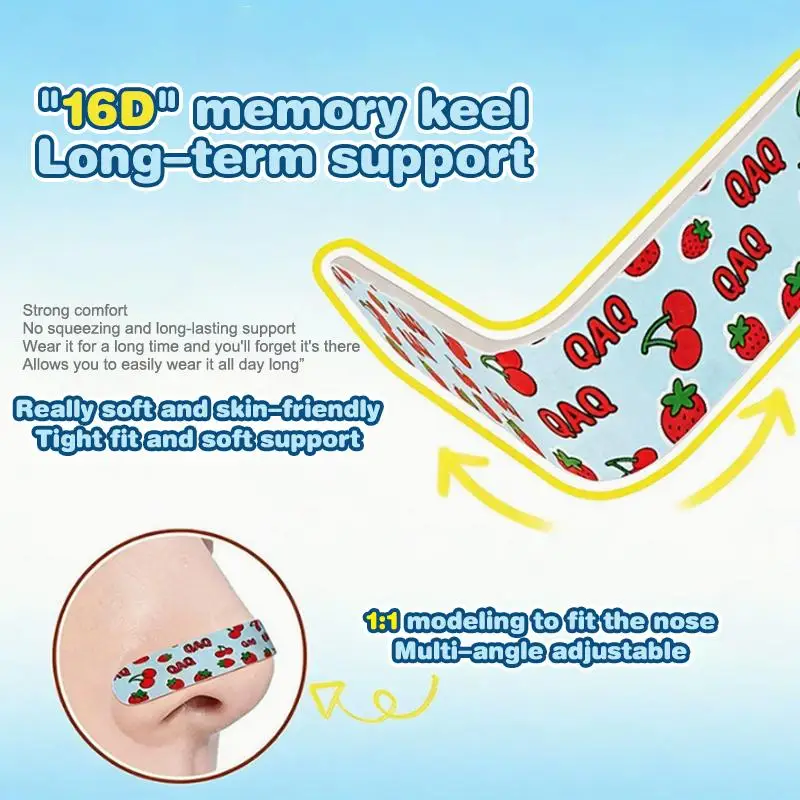 Adjustable Nose Shaping Strips for Nose Lift Flexible Cuttable Patches for Daily Use Quick Beauty Tool  Set view 3